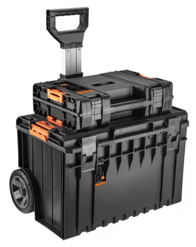 NEO TOOLS Géptartó koffer, 448 x 322 x 126mm, 11l, szivacsos, rakásolható, System I. 84-350
