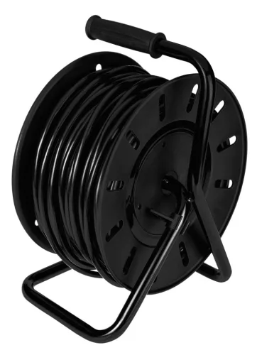 NEO TOOLS Kábeldob, hosszabbító, 20m/3x1,5mm2 réz kábel, 230V, IP20, hőkioldó, műanyag dob, fém keret  90-170