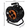 NEO TOOLS Kábeldob, hosszabbító, 20m/3x1,5mm2 réz kábel, 230V, IP20, hőkioldó, műanyag dob, fém keret  90-170