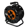 NEO TOOLS Kábeldob, hosszabbító, 40m/3x1,5mm2 réz kábel, 230V, IP20, hőkioldó, műanyag dob, fém keret  90-172