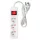 NEO TOOLS Hálózati elosztó, kapcsolós, 3 aljzat, 1,5m/ 3x1,5mm2 kábel, fehér 90-176