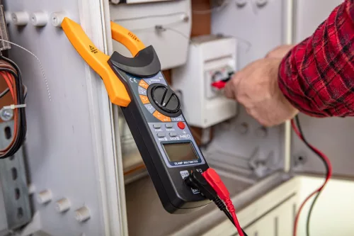 NEO TOOLS MULTIMÉTER DIGITÁLIS lakatfogó, AC V, DC V, AC A, Ellenállás, Hőmérséklet, Dióda, Folytonosság 94-002