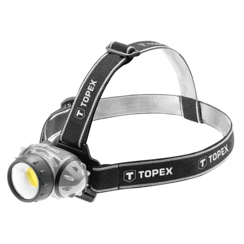 TOPEX Fejlámpa 3W LED COB, elemes 3AAA 94W391