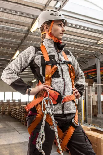 NEO TOOLS Munkavédelmi testhevederzet rögzítőövvel és lengéscsillapítóval 97-102