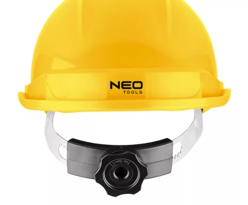 NEO TOOLS Védősisak állszíjjal, sárga 97-220