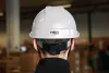 NEO TOOLS Védősisak állszíjjal, fehér 97-221