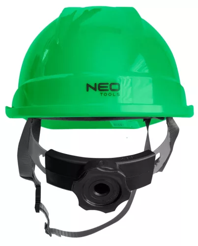 NEO TOOLS Védősisak állszíjjal, zöld 97-223