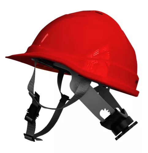 NEO TOOLS Védősisak állszíjjal, piros 97-224