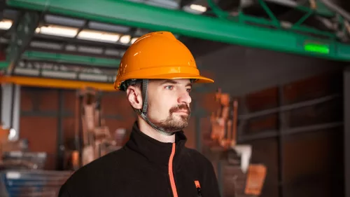 NEO TOOLS Védősisak állszíjjal, narancs 97-225