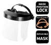 NEO TOOLS Arcvédő pajzs, 1mm, cserélhető pajzs, polycarbonate 97-391