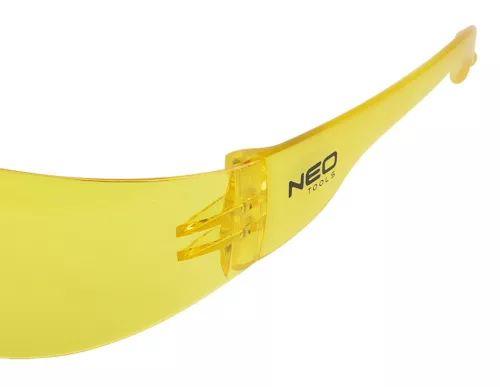 NEO TOOLS Védőszemüveg, sárga lencse, F osztályú védelem 97-503