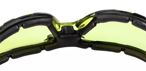 NEO TOOLS Védőszemüveg, polifoam porvédő peremmel, sárga lencsékkel, F osztályú ellenállósági osztályú 97-521