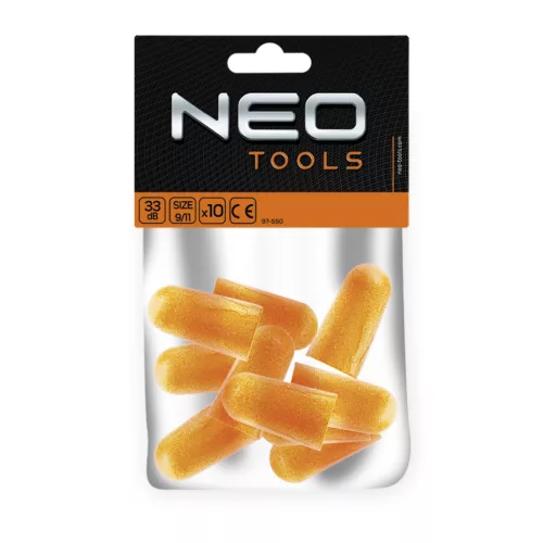 NEO TOOLS Füldugó PU, 33dB, CE, 5pár 97-550