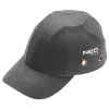 NEO TOOLS Munkavédelmi baseball sapka, merevítettl, szürke, CE 97-591