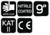 NEO TOOLS Munkakesztyű, vágásbiztos kesztyű, nitril bevonattal, 4X43D, 9" 97-610-9