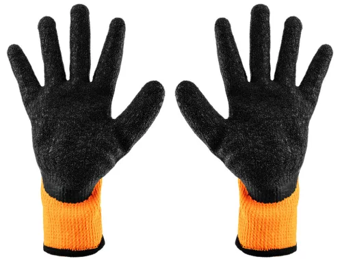 NEO TOOLS Munkakesztyű, hőszigetelt, latex bevonatú poliészter, 2242X, 10" 97-612-10