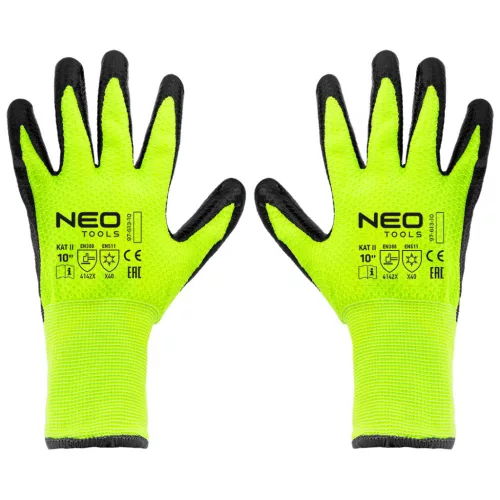 NEO TOOLS Munkakesztyű, hőszigetelt, latex bevonatú akril anyag, 4142X, 10" 97-613-10
