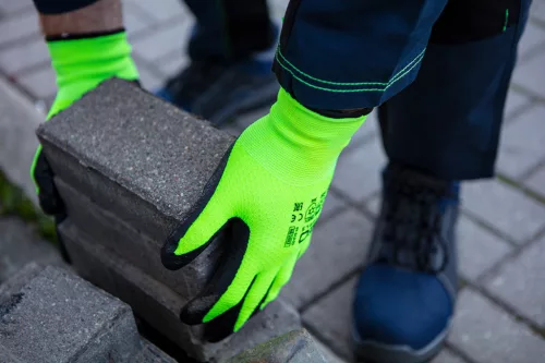 NEO TOOLS Munkakesztyű, hőszigetelt, latex bevonatú akril anyag, 4142X, 10" 97-613-10