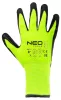 NEO TOOLS Munkakesztyű, hőszigetelt, latex bevonatú akril anyag, 4142X, 8" 97-613-8