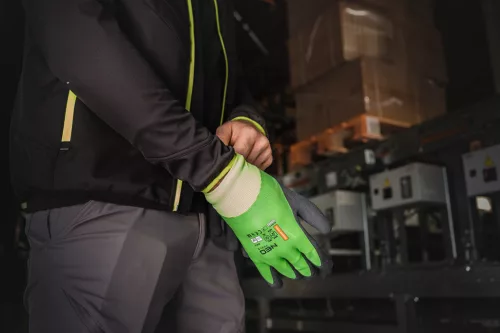 NEO TOOLS Munkakesztyű, AquaWinter, hőszigetelt, vízálló, dupla latex bevonatú poliészter, 9 97-614-9