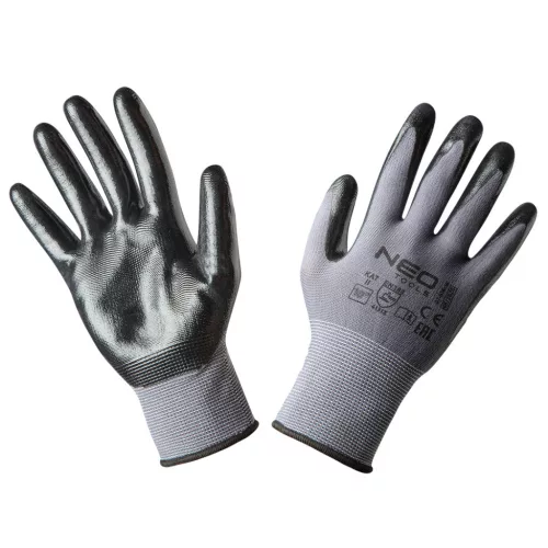 NEO TOOLS Munkakesztyű, nitril bevonatú nylon, 4131X, 10" 97-616-10