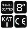NEO TOOLS Munkakesztyű, nitril bevonatú nylon, 4131X, 8" 97-616-8