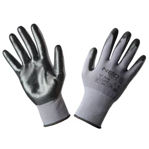 NEO TOOLS Munkakesztyű, nitril bevonatú nylon, 4131X, 9" 97-616-9