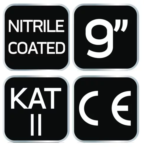 NEO TOOLS Munkakesztyű, nitril bevonatú nylon, 4131X, 9" 97-616-9