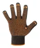 NEO TOOLS Munkakesztyű, latexbevonatú pamut poliészterrel, csúszásgátló pöttyökkel, 2143X, 10" 97-620-10