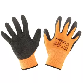   NEO TOOLS Munkakesztyű, latexbevonatú poliészter, 3131X, 8" 97-641-8