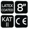 NEO TOOLS Munkakesztyű, latexbevonatú poliészter, 3131X, 8" 97-641-8