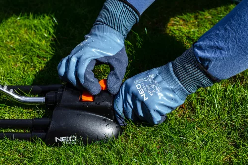 NEO TOOLS Munkakesztyű, latex bevonatú poliészter (2 rétegű), 3141X, 11" 97-643-11