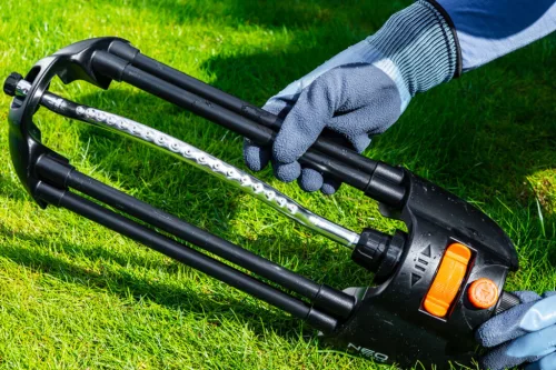 NEO TOOLS Munkakesztyű, latexbevonatú poliészter(2 rétegű), 3141X, 8" 97-643-8