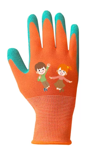NEO TOOLS Munkakesztyű, gyerek, latex bevonatú poliészter, 3. méret 5-7 éves korig 97-644-3