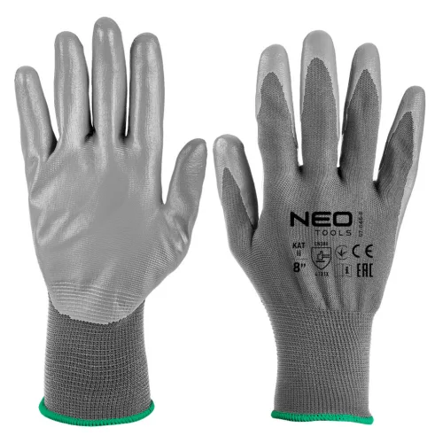 NEO TOOLS Munkakesztyű, poliuretán bevonatú poliészter, 4131X, 8, Rendelési egység: 12db 97-646-8