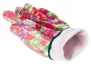VERTO Kertész kesztyű, PU bevonat, rózsamintás, 4131X, 9" 97H145