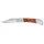 TOPEX Kés, Összecsukható kés retesszel, 7, 5cm penge, fa markolat 98Z017