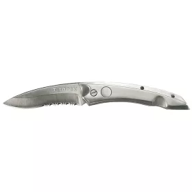   TOPEX Kés, összecsukható kés retesszel, 8cm penge, teljes 205mm 98Z110
