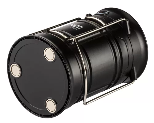 NEO TOOLS Kempinglámpa, 3 funkciós, összecsukható, 200lum, elemes 3xAA, COB LED, 3W 99-030
