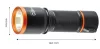 NEO TOOLS Zseblámpa, elemes 3xAA, 200lum, COB LED, 3W 99-032