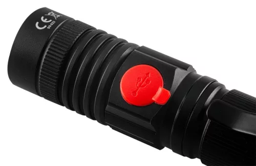 NEO TOOLS Zseblámpa, tölthető, 2 funkciós, USB, 800lum CREE T6 LED, 10W 99-033