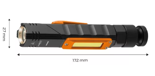 NEO TOOLS Zseblámpa, tölthető, 2 funkciós USB 300lum, CREExPE + COB LED, 3W 99-034