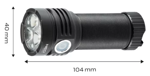 NEO TOOLS Zseblámpa, tölthető, USB, 3300lum, OSRAM P9 LED, 30W 99-037