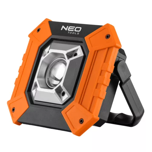 NEO TOOLS Reflektor, talpas, elemes 3xAA, COB LED 750lum, powerbank funkció, 10W 99-038