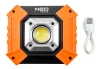 NEO TOOLS Reflektor, talpas, elemes 3xAA, COB LED 750lum, powerbank funkció, 10W 99-038