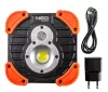 NEO TOOLS Akkus reflektor, talpas, tölthető, 750 + 250lum COB LED, powerbank funkció, 10W 99-040
