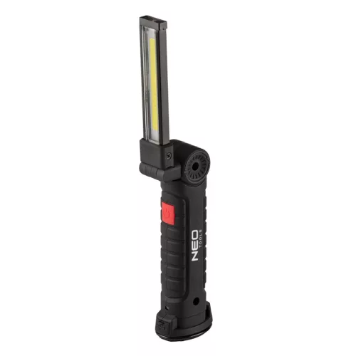 NEO TOOLS Akkus műhely-vizsgálólámpa, tölthető, 200lum COB LED, 3W 99-041
