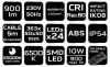 NEO TOOLS Műhely-vizsgálólámpa 10W, 900lum SMD, 5m kábel 2 év garanciával 99-044