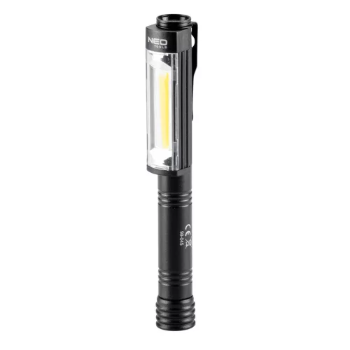 NEO TOOLS Műhely-vizsgálólámpa, elemes 3xAA, 400lum COB LED, 4W 99-045
