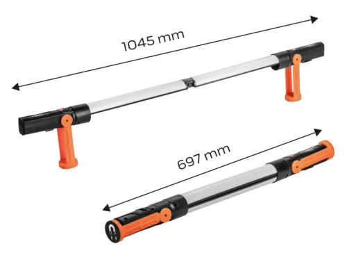 NEO TOOLS Akkus 2az1-ben szédszedhető műhely-vizsgálólámpa, tölthető, 2x350 lum SMD 99-047